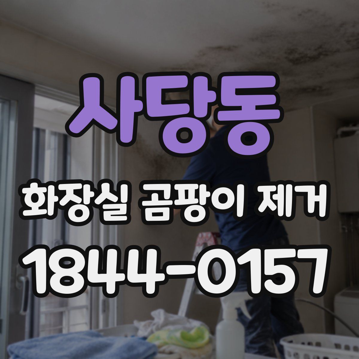 사당동 화장실 곰팡이 제거