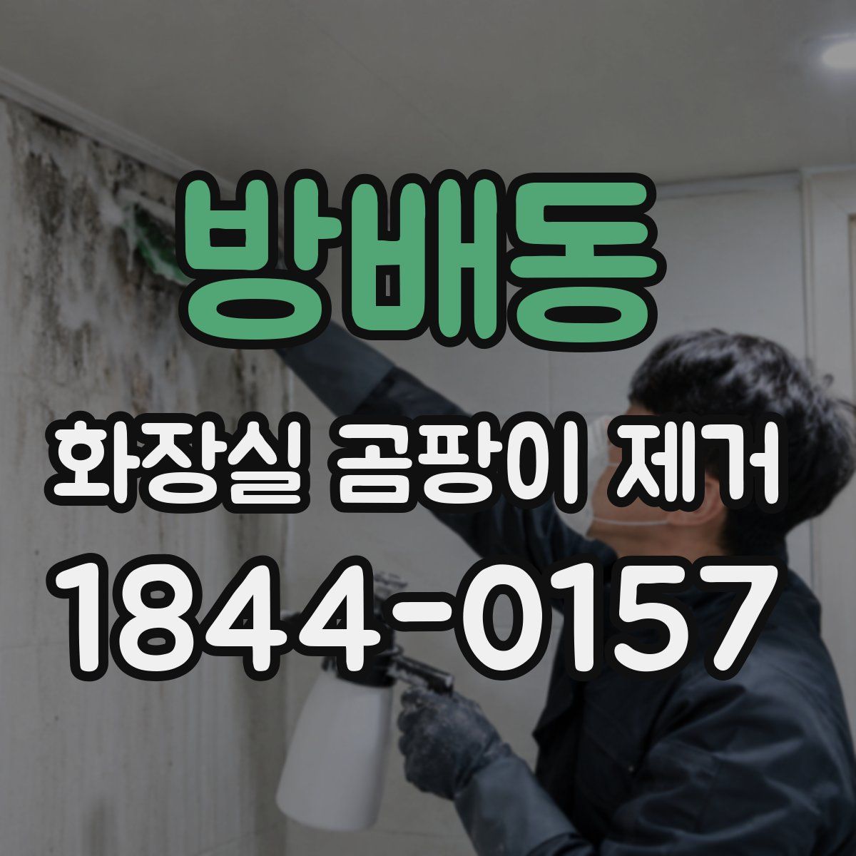 방배동 화장실 곰팡이 제거