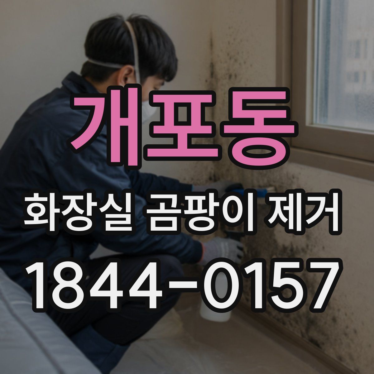 개포동 화장실 곰팡이 제거