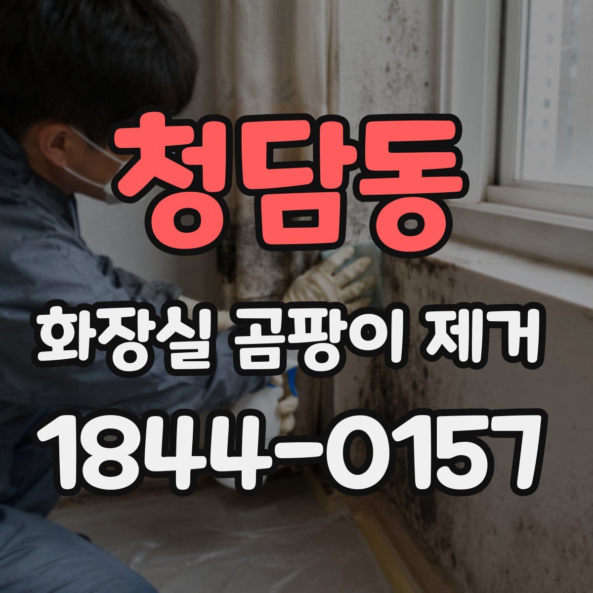 청담동 화장실 곰팡이 제거