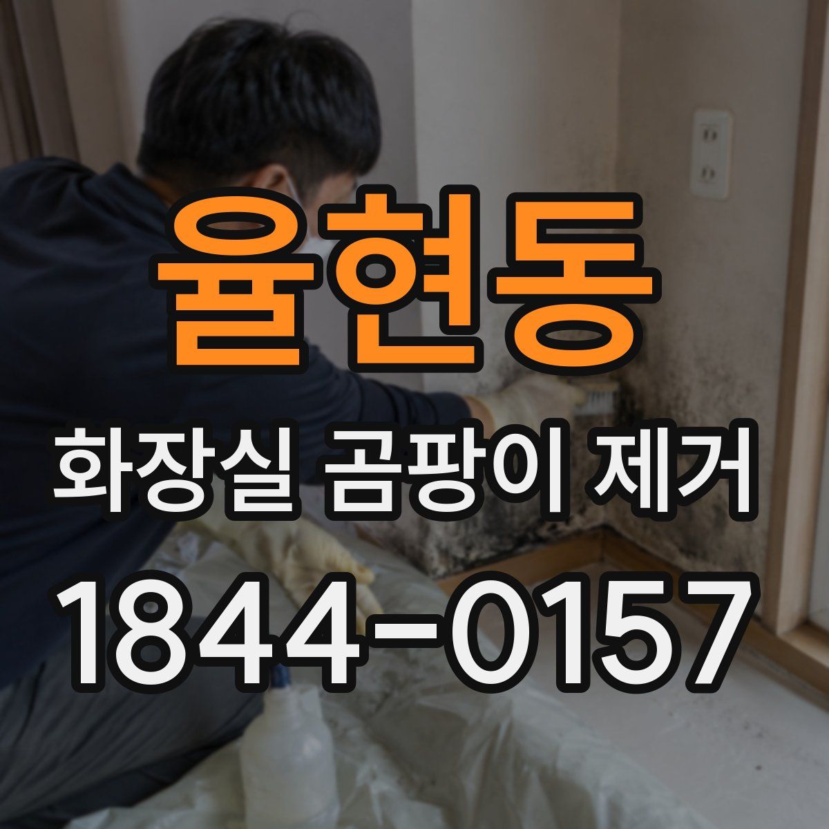 율현동 화장실 곰팡이 제거