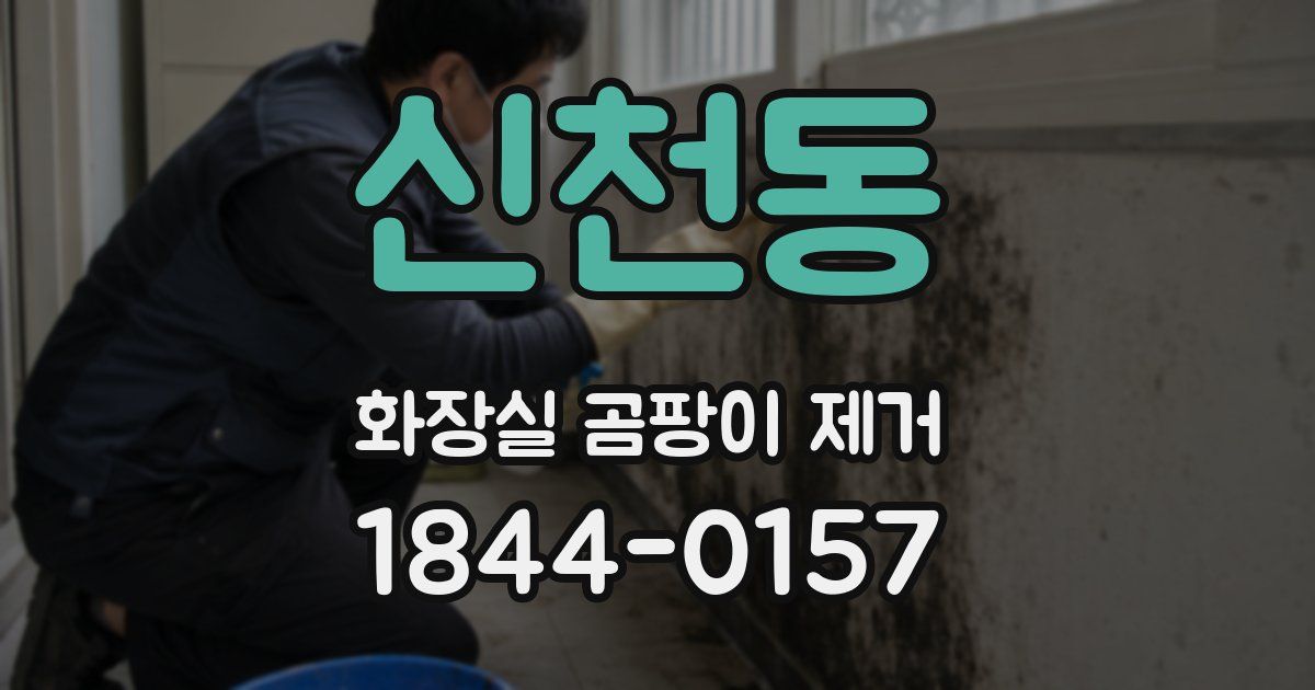 신천동 화장실 곰팡이 제거