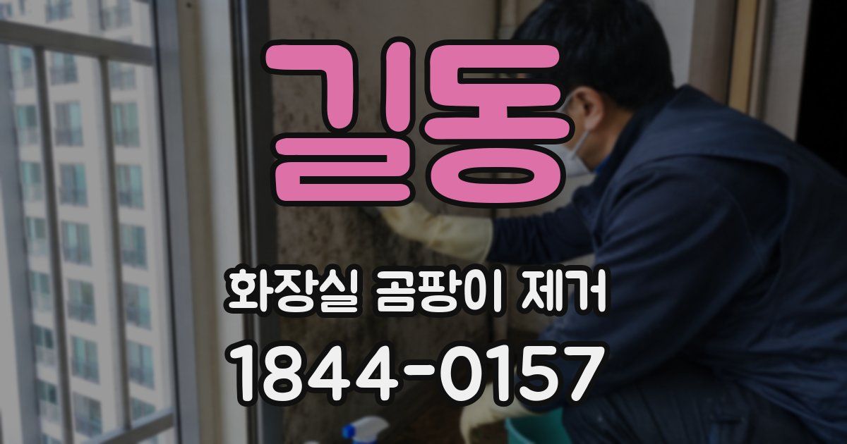 길동 화장실 곰팡이 제거