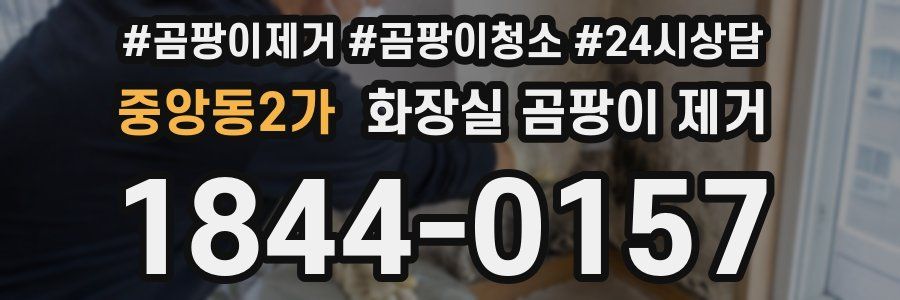 중앙동2가 화장실 곰팡이 제거