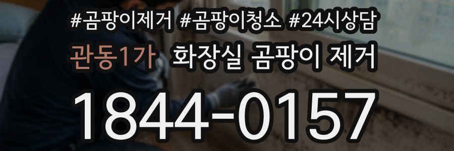 관동1가 화장실 곰팡이 제거