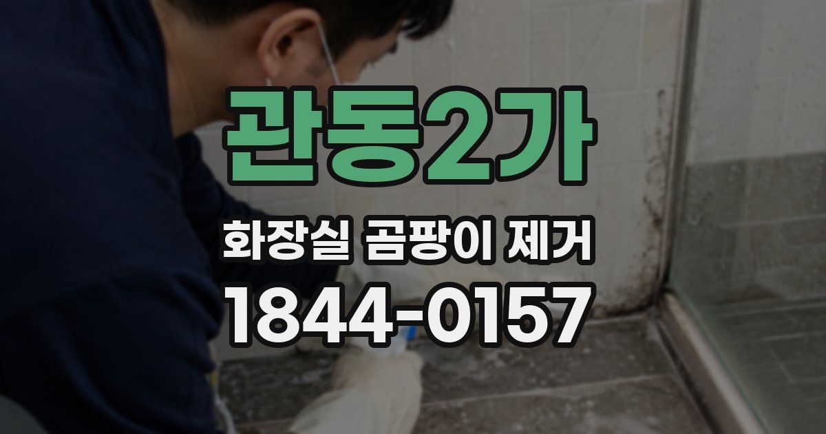 관동2가 화장실 곰팡이 제거