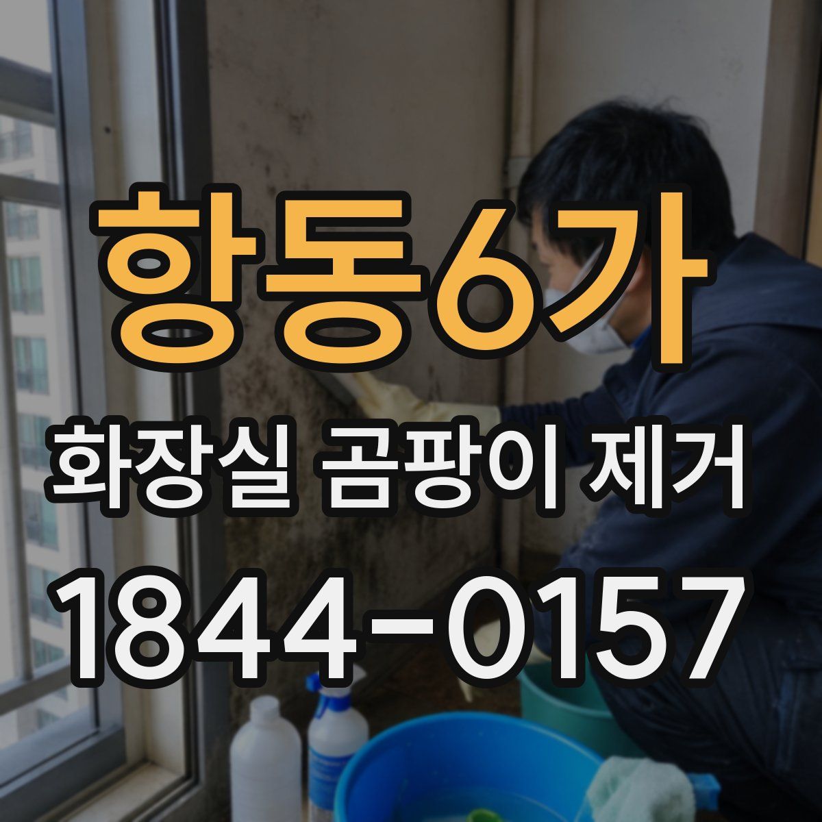 항동6가 화장실 곰팡이 제거