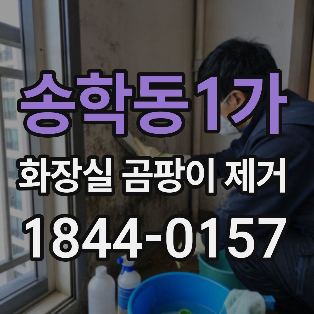 송학동1가 화장실 곰팡이 제거