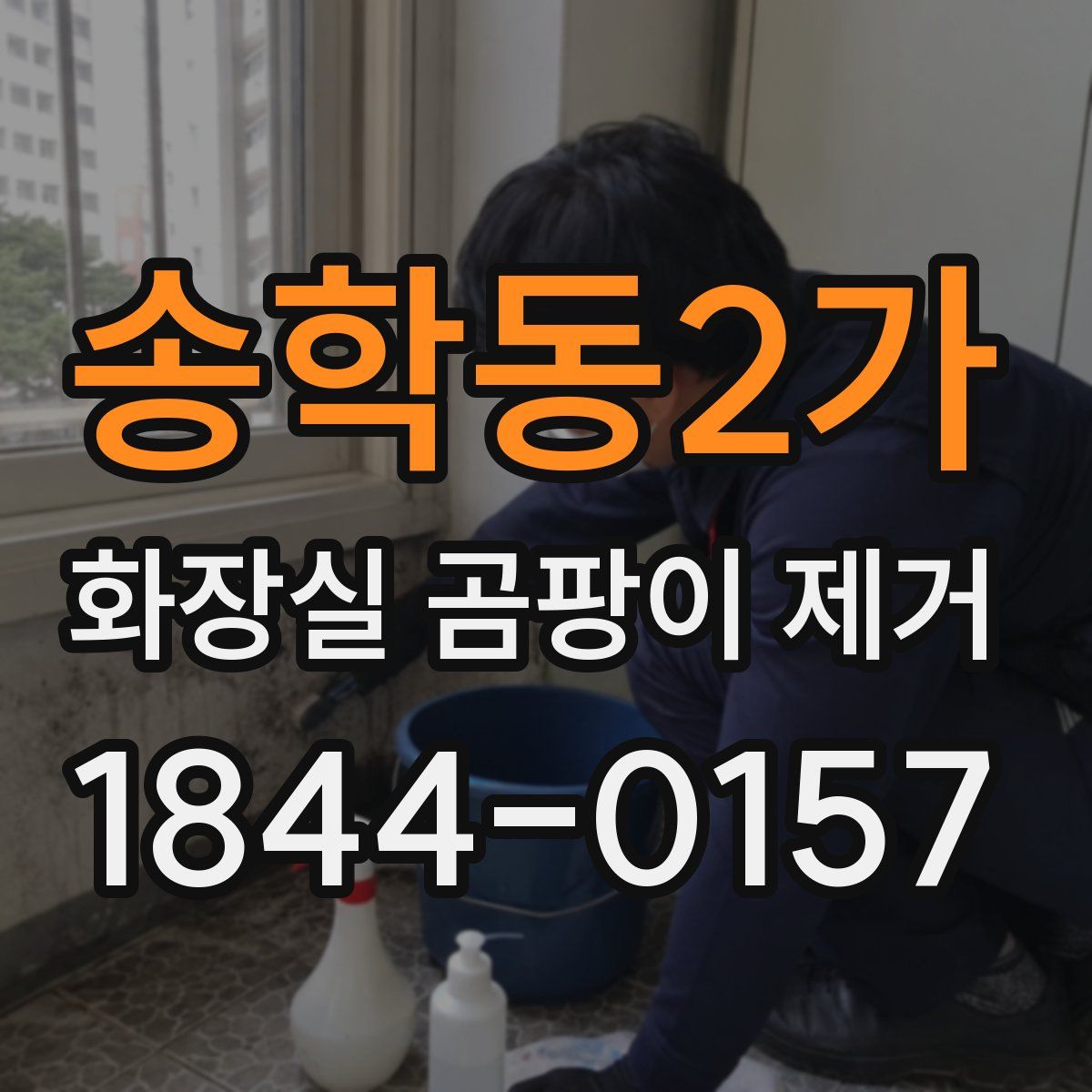 송학동2가 화장실 곰팡이 제거