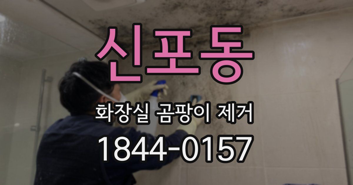 신포동 화장실 곰팡이 제거