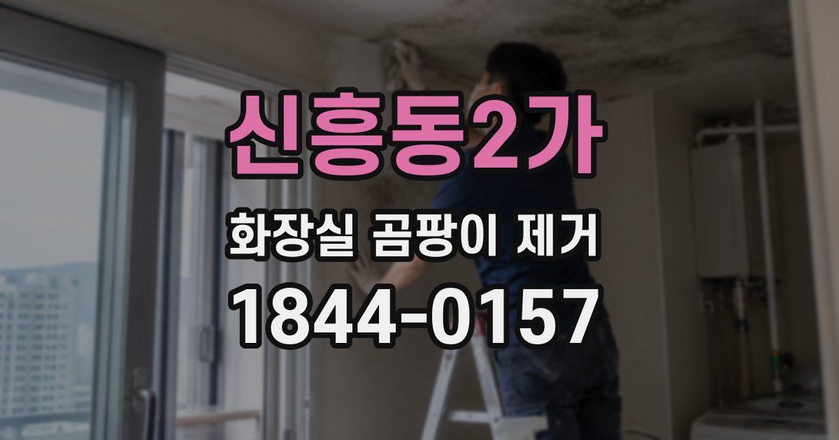 신흥동2가 화장실 곰팡이 제거