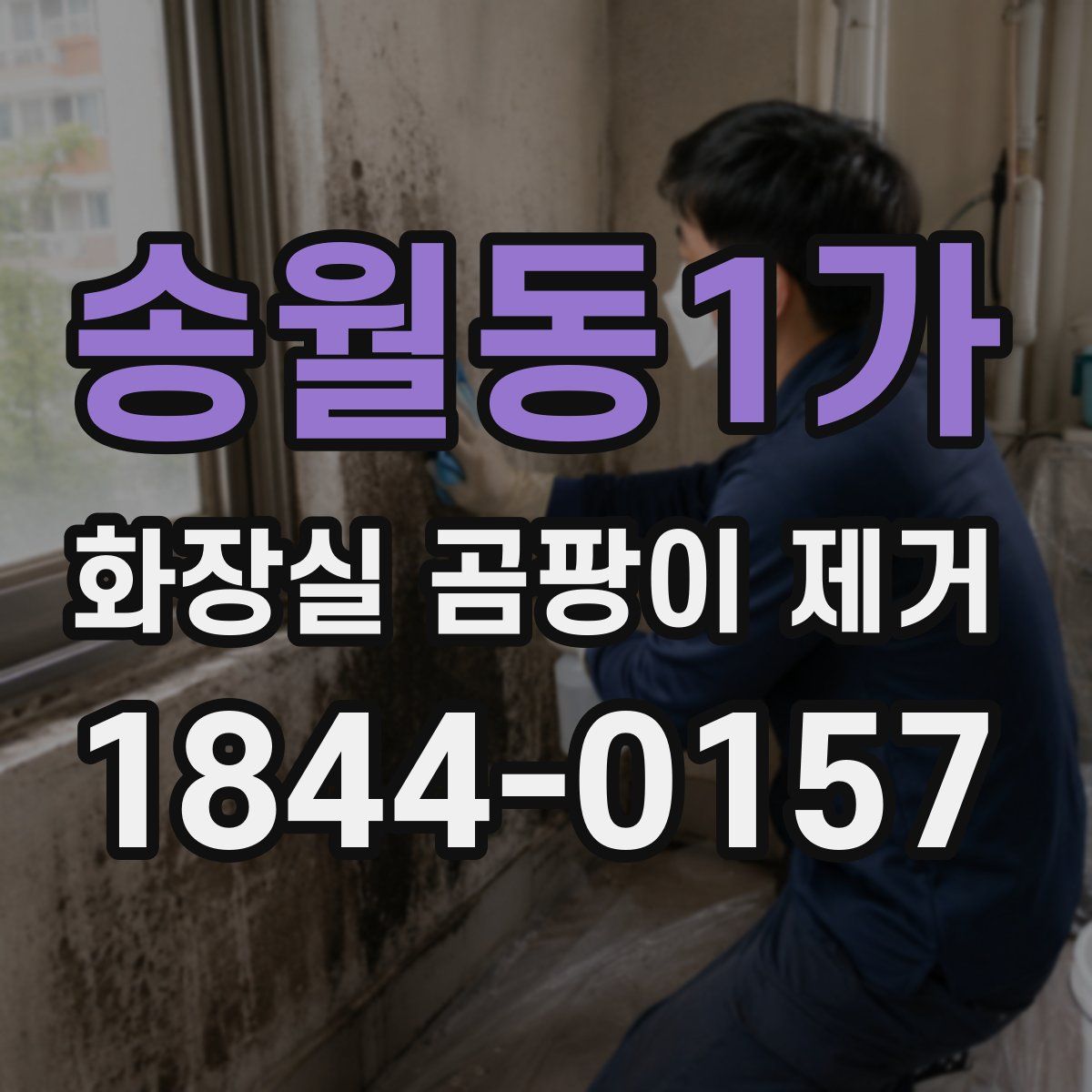 송월동1가 화장실 곰팡이 제거
