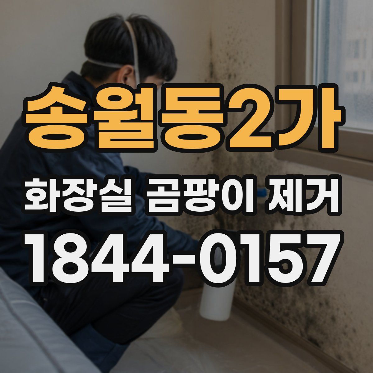 송월동2가 화장실 곰팡이 제거
