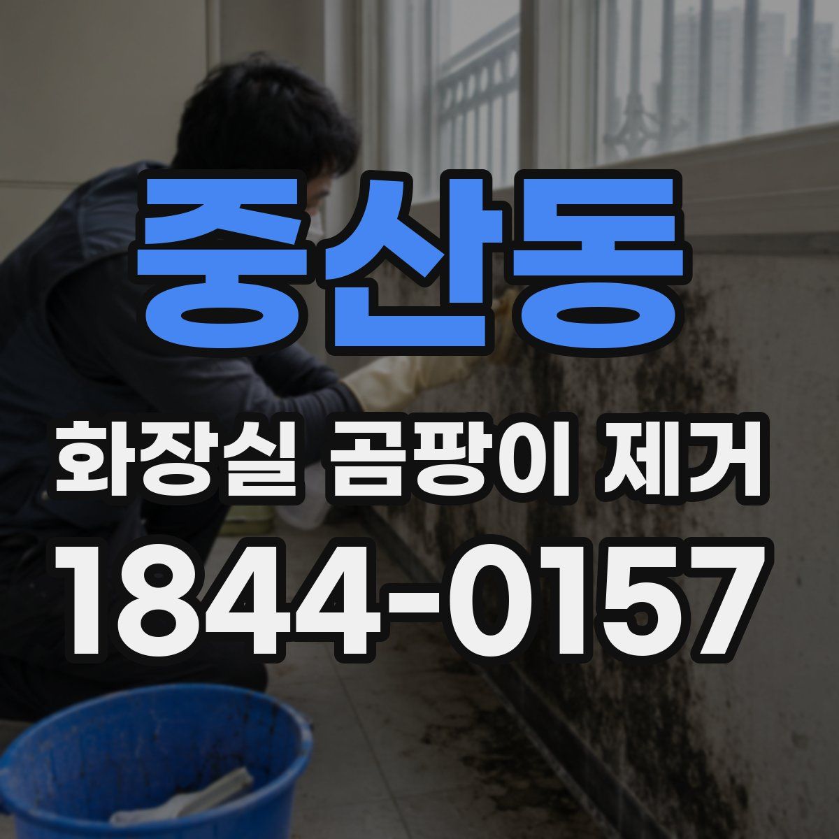 중산동 화장실 곰팡이 제거