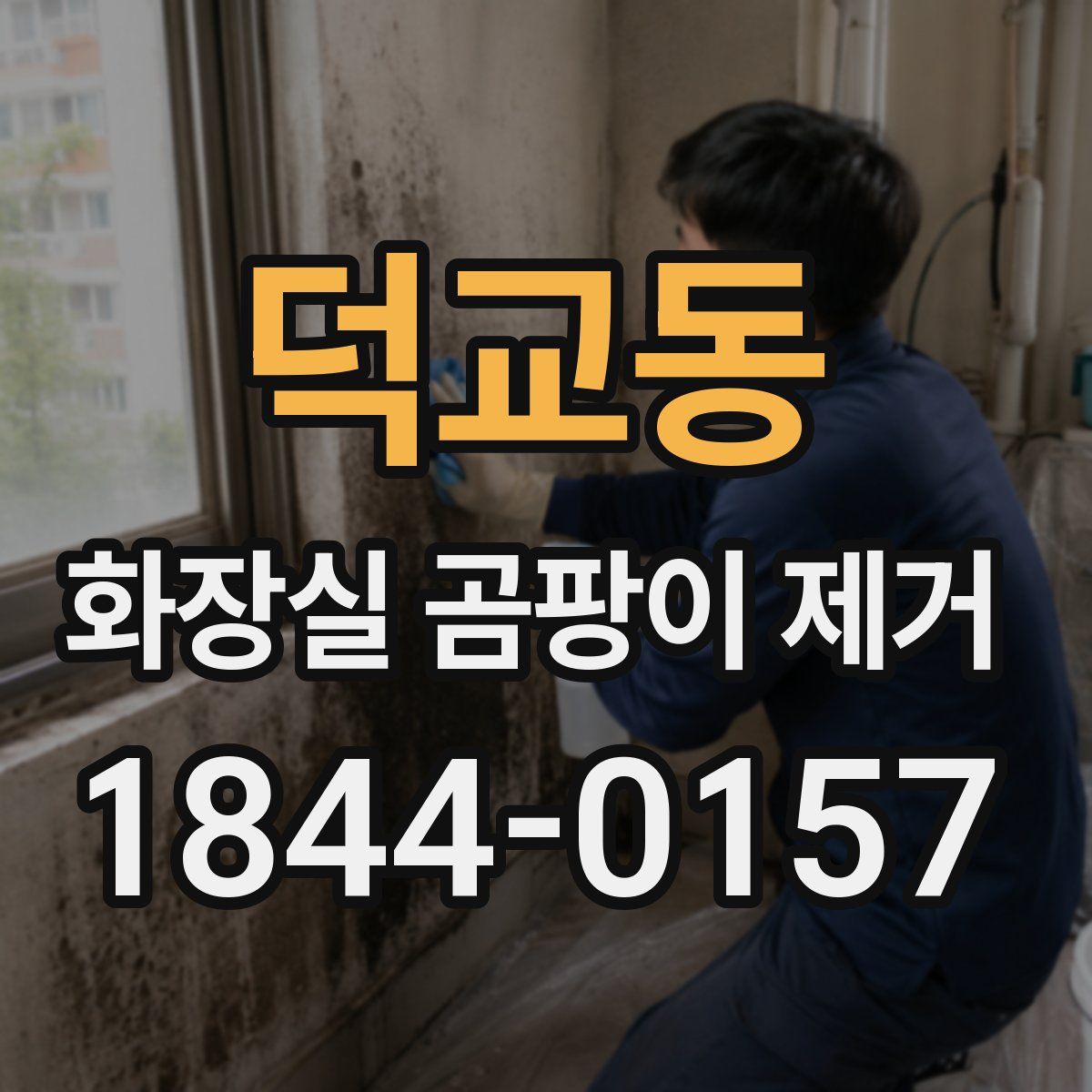 덕교동 화장실 곰팡이 제거