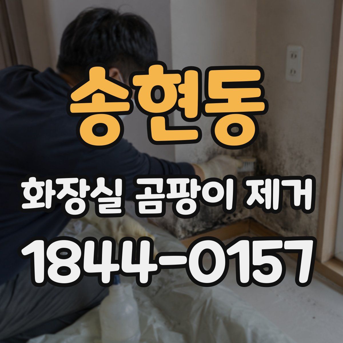 송현동 화장실 곰팡이 제거