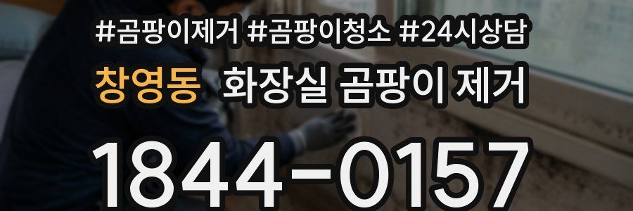 창영동 화장실 곰팡이 제거