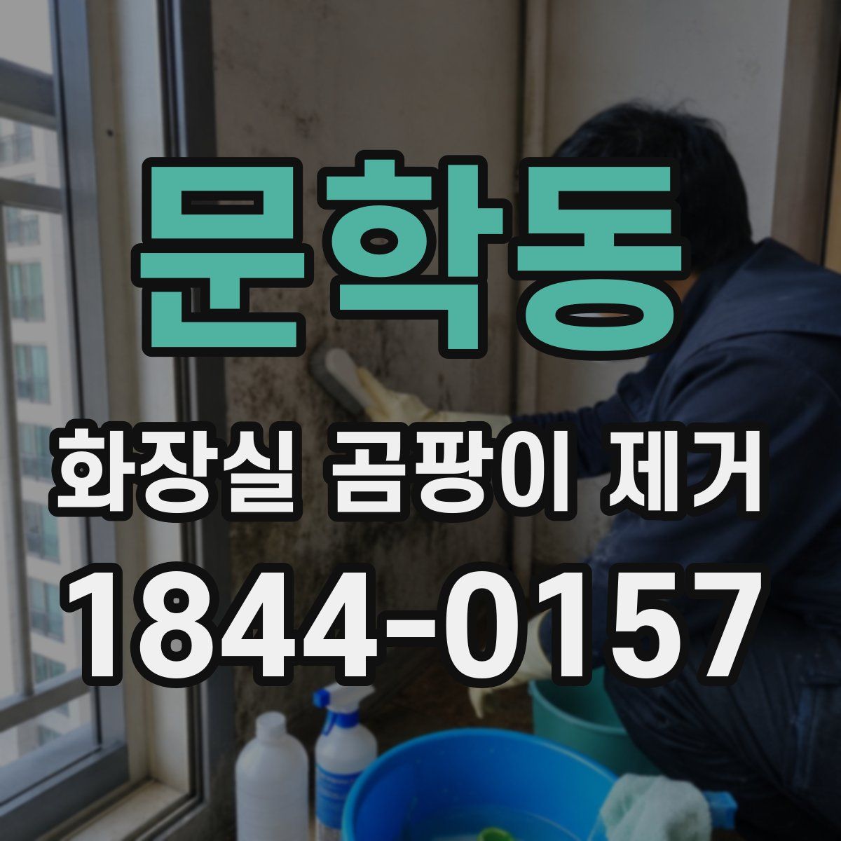 문학동 화장실 곰팡이 제거