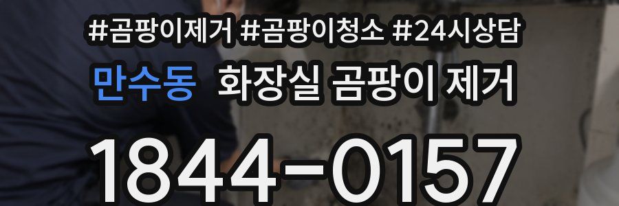 만수동 화장실 곰팡이 제거