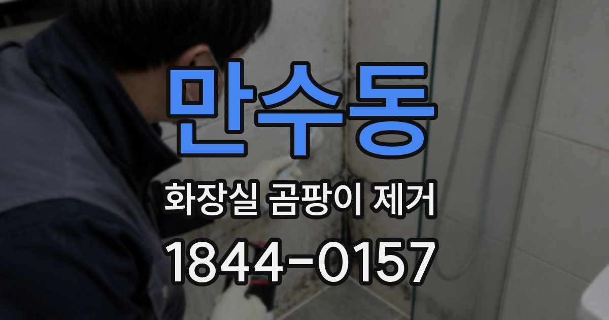 만수동 화장실 곰팡이 제거