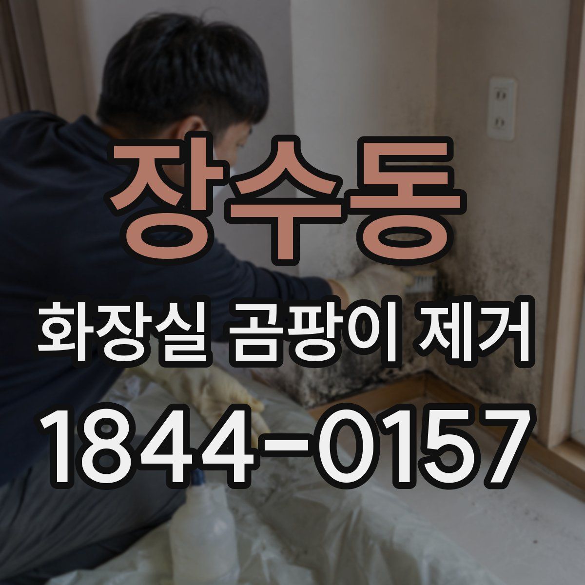 장수동 화장실 곰팡이 제거