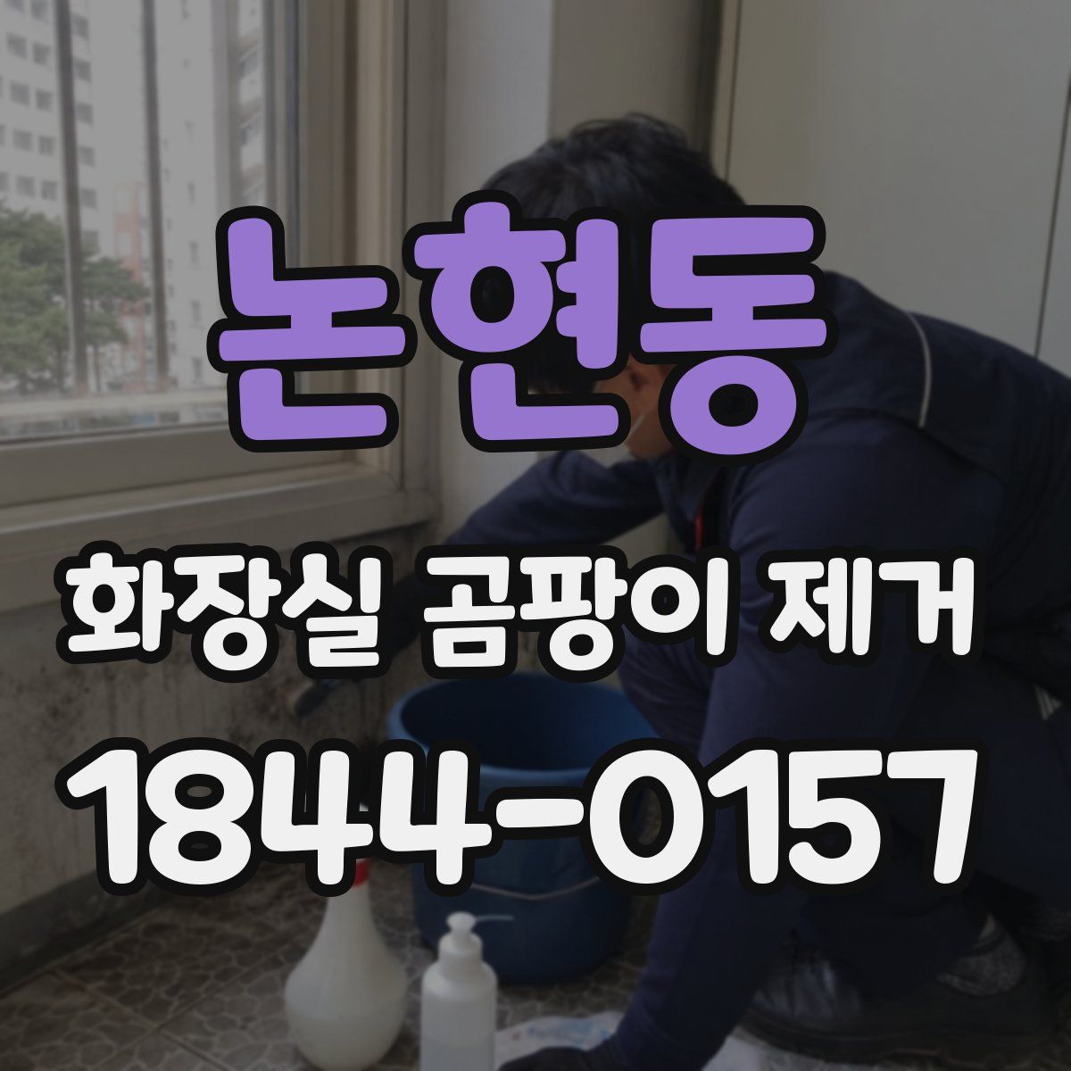 논현동 화장실 곰팡이 제거