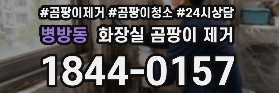 병방동 화장실 곰팡이 제거