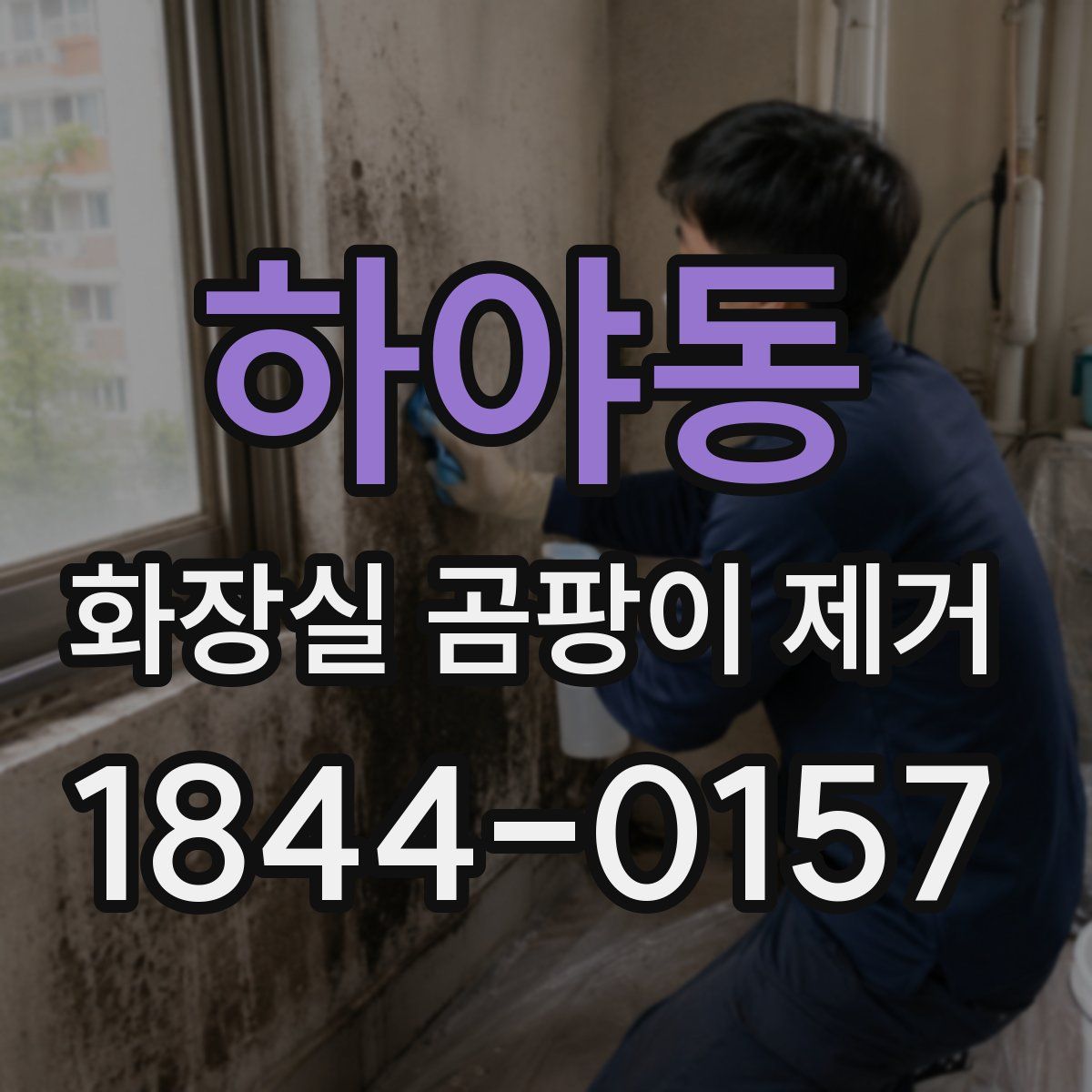하야동 화장실 곰팡이 제거