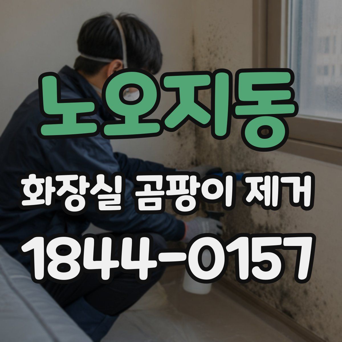 노오지동 화장실 곰팡이 제거