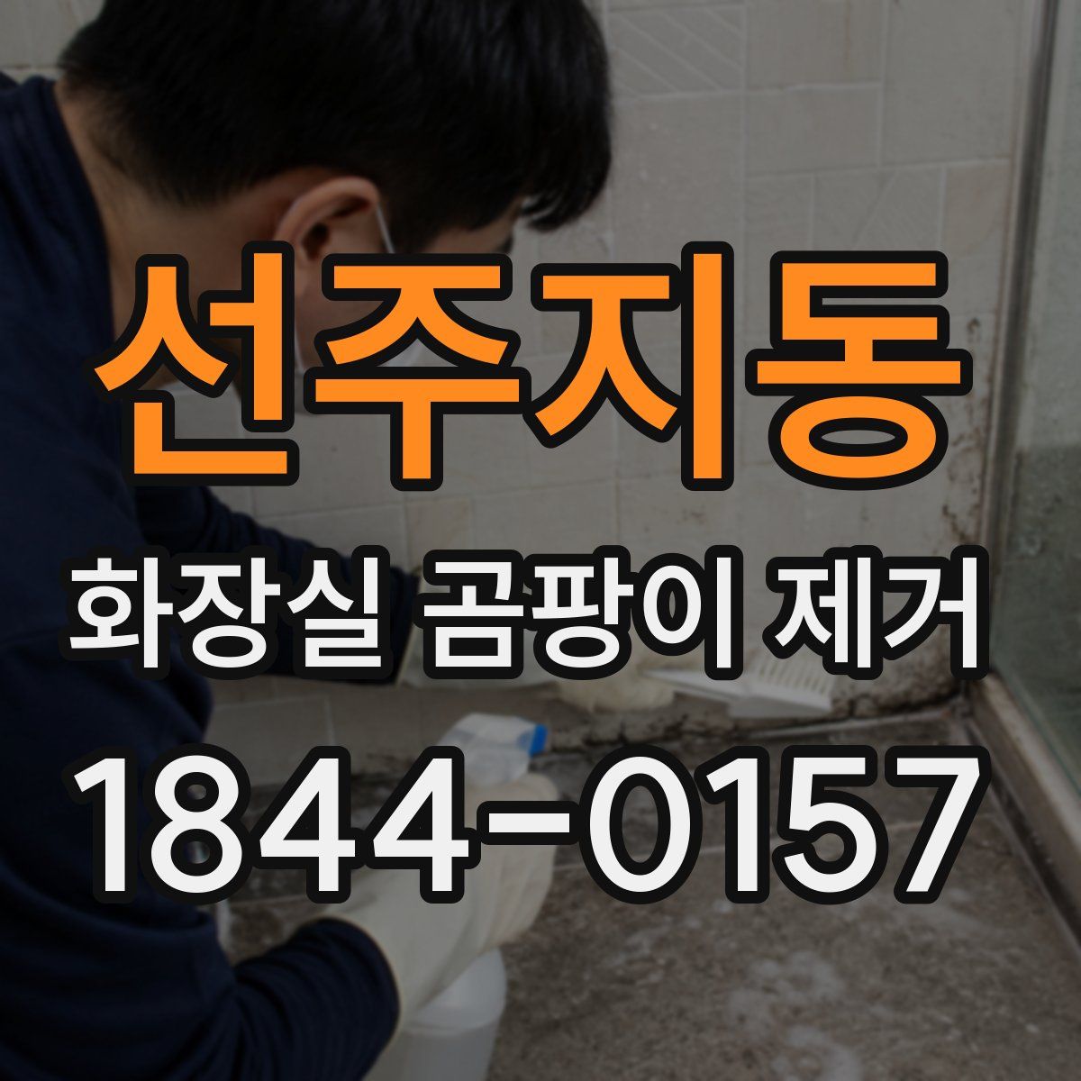 선주지동 화장실 곰팡이 제거