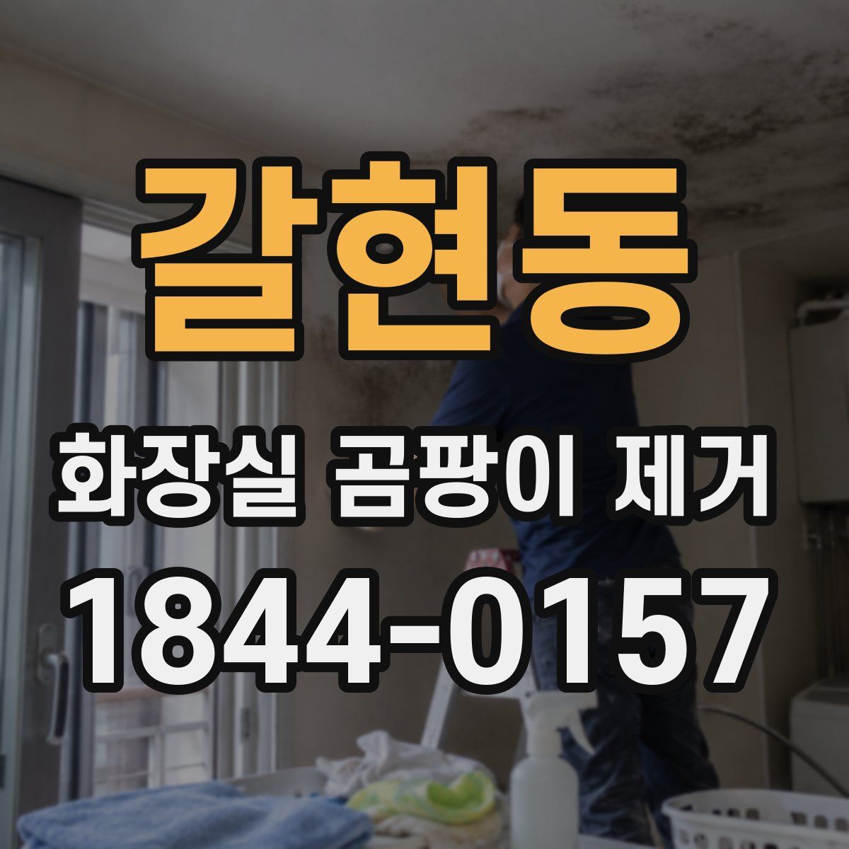 갈현동 화장실 곰팡이 제거