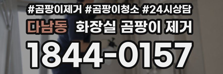 다남동 화장실 곰팡이 제거