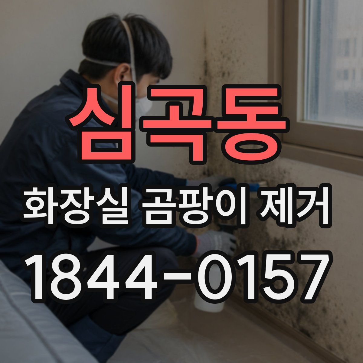 심곡동 화장실 곰팡이 제거