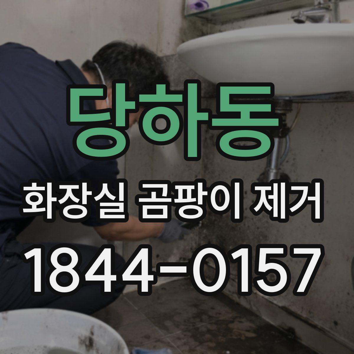 당하동 화장실 곰팡이 제거
