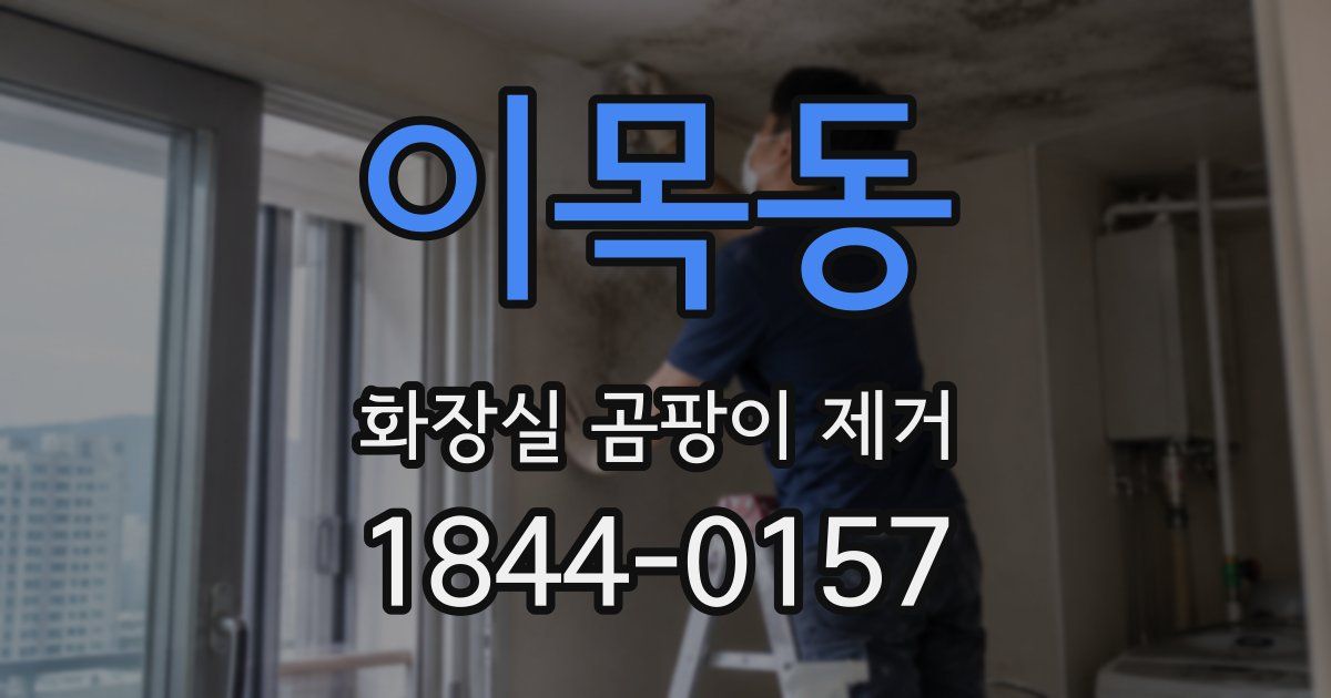 이목동 화장실 곰팡이 제거