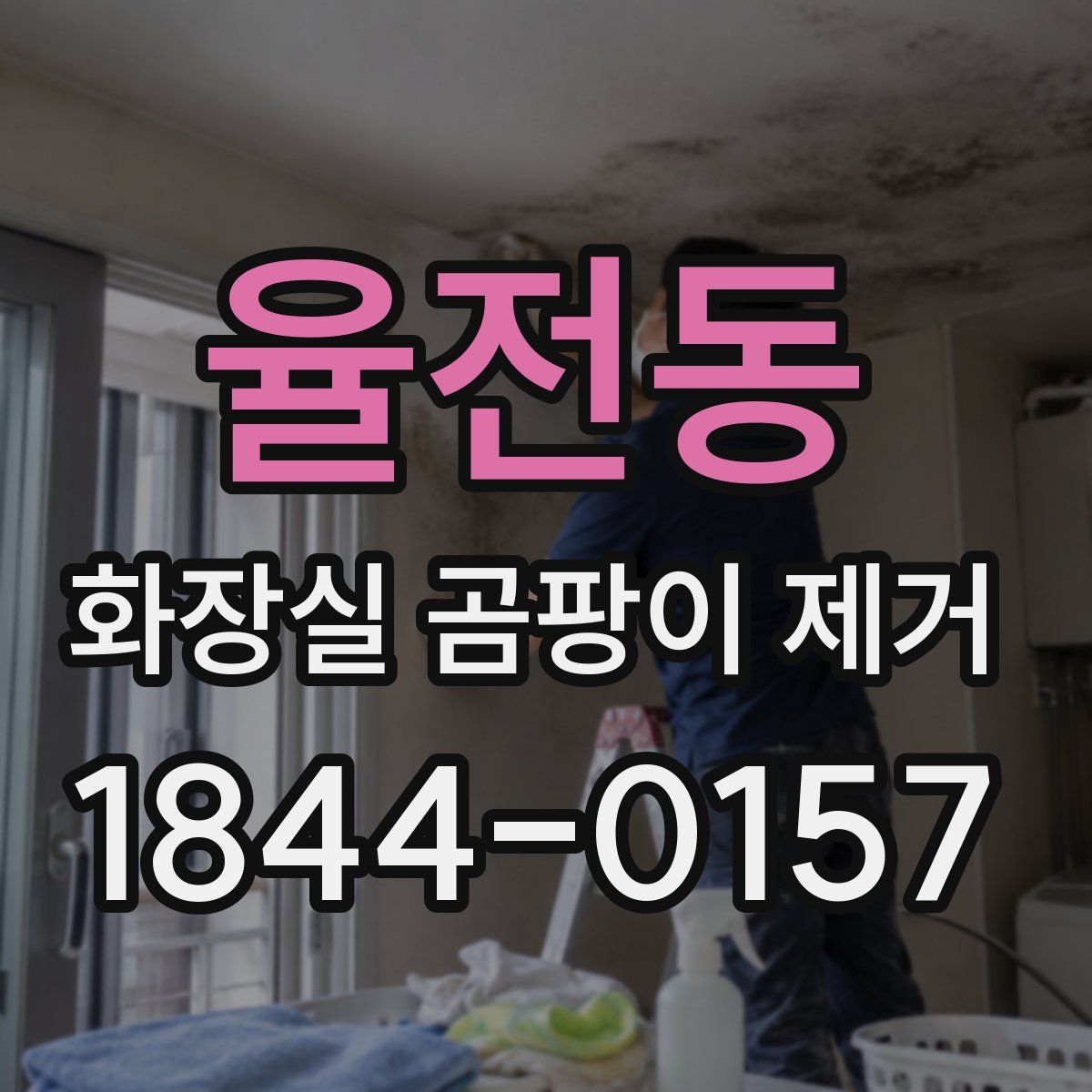율전동 화장실 곰팡이 제거
