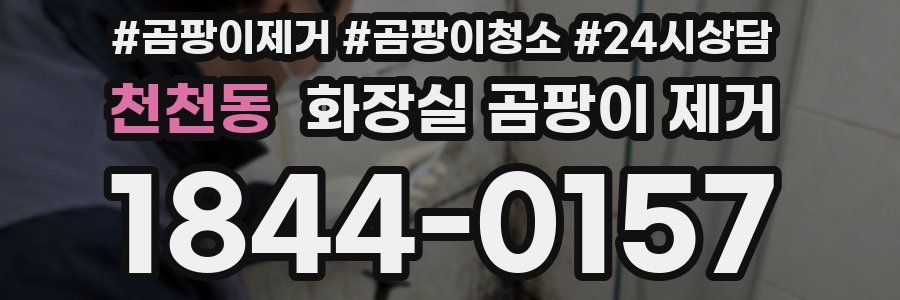 천천동 화장실 곰팡이 제거