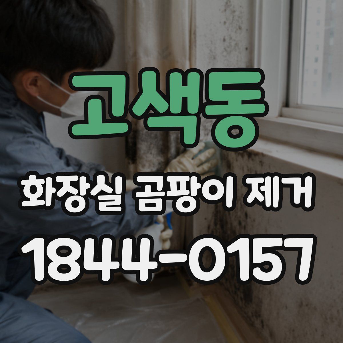 고색동 화장실 곰팡이 제거