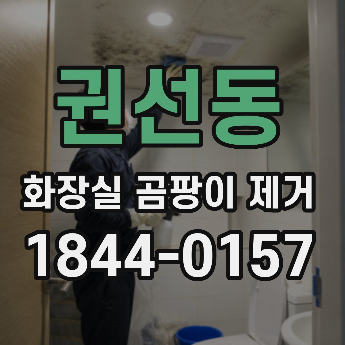 권선동 화장실 곰팡이 제거