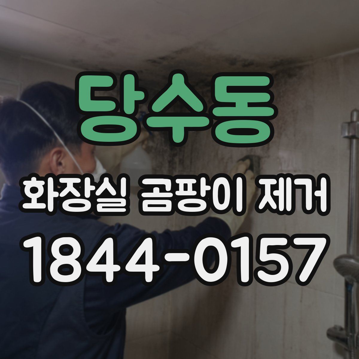 당수동 화장실 곰팡이 제거