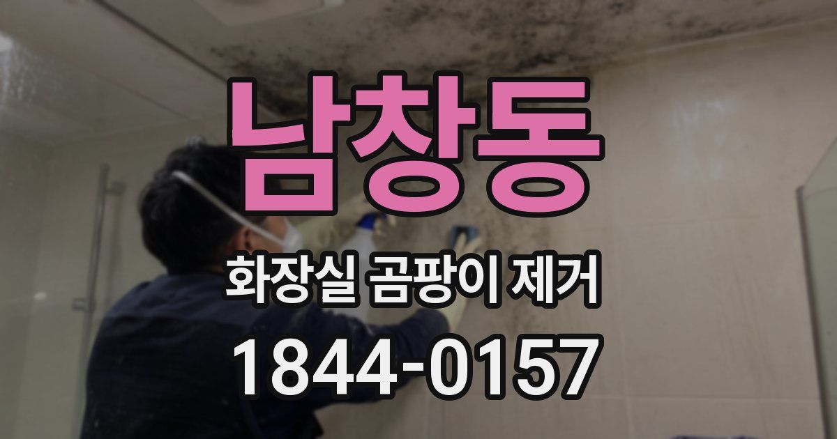 남창동 화장실 곰팡이 제거