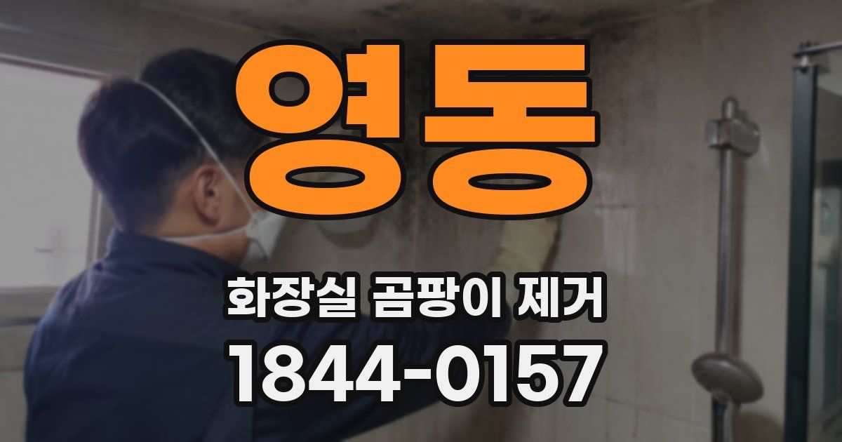 영동 화장실 곰팡이 제거