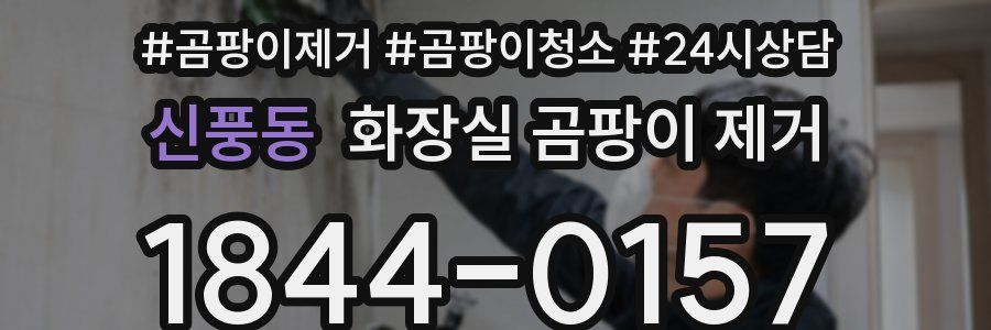 신풍동 화장실 곰팡이 제거
