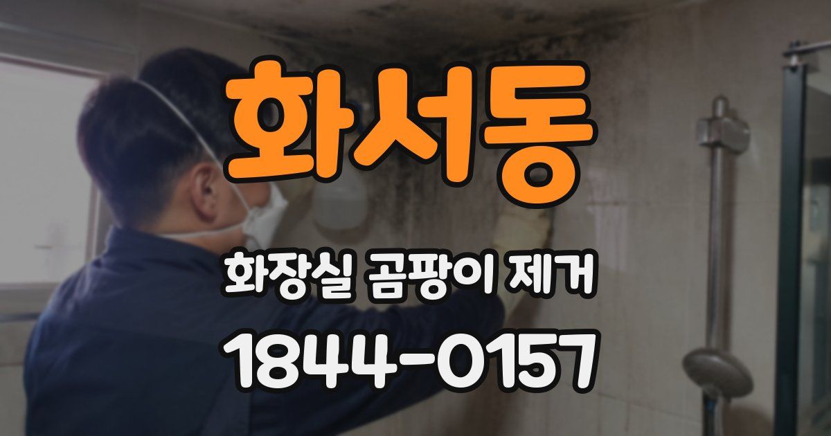 화서동 화장실 곰팡이 제거