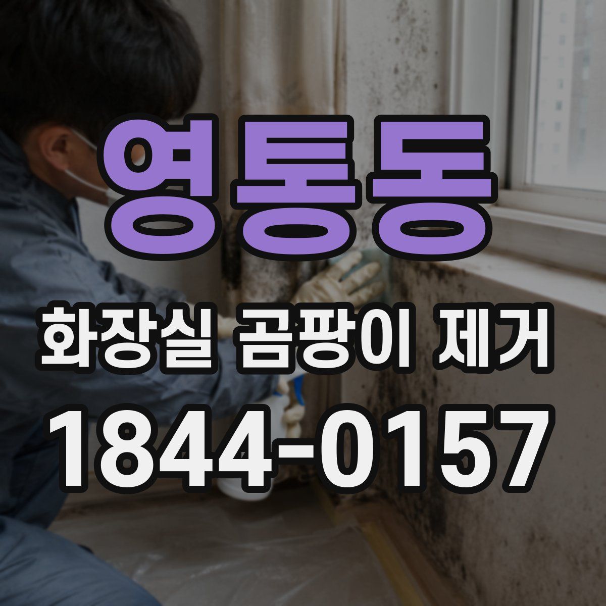영통동 화장실 곰팡이 제거