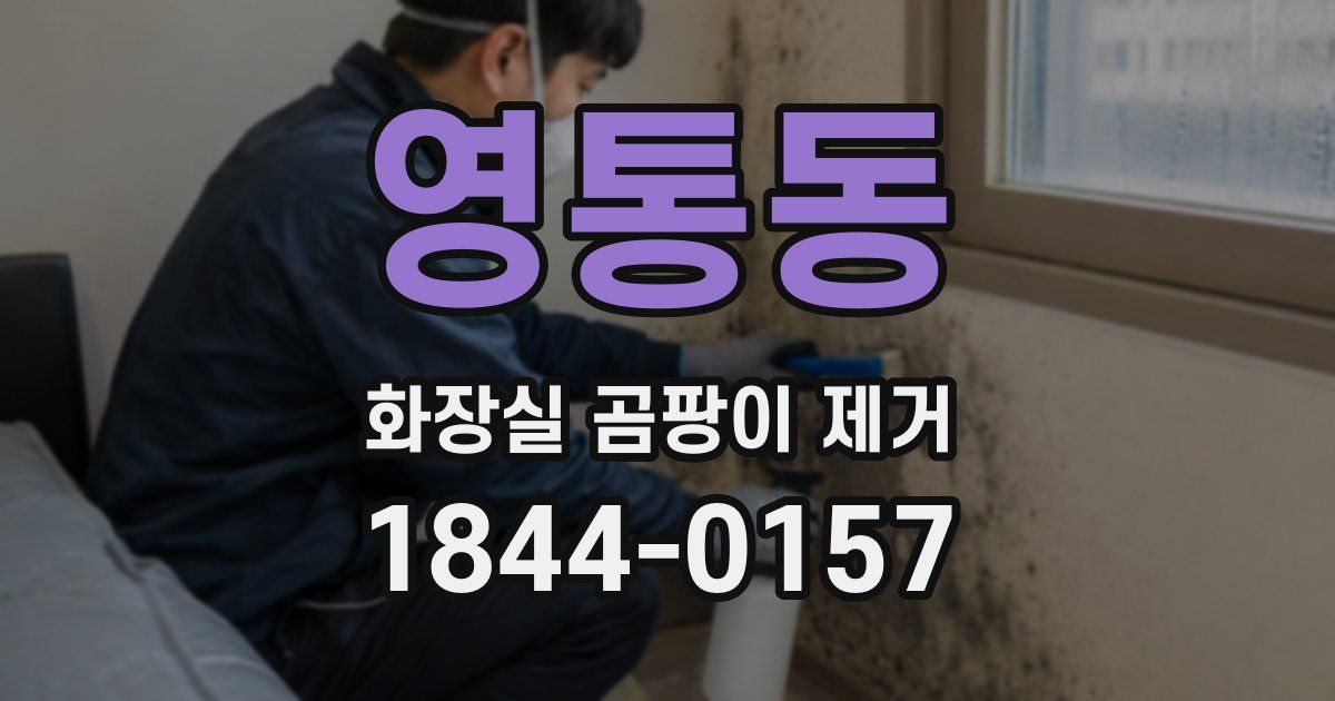 영통동 화장실 곰팡이 제거