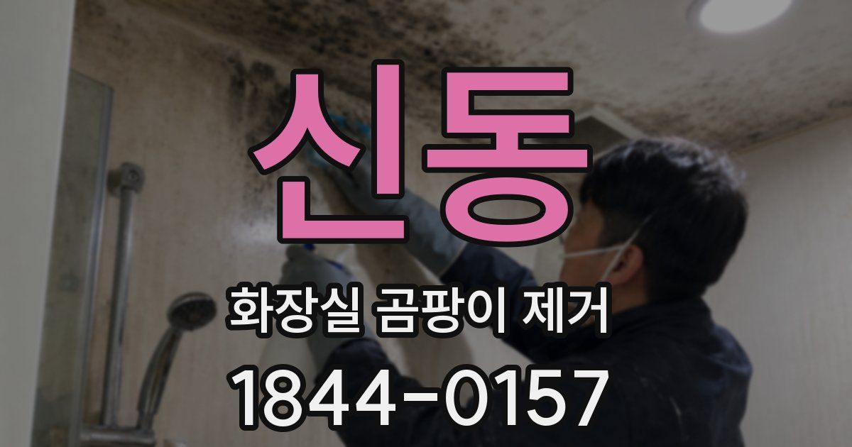 신동 화장실 곰팡이 제거