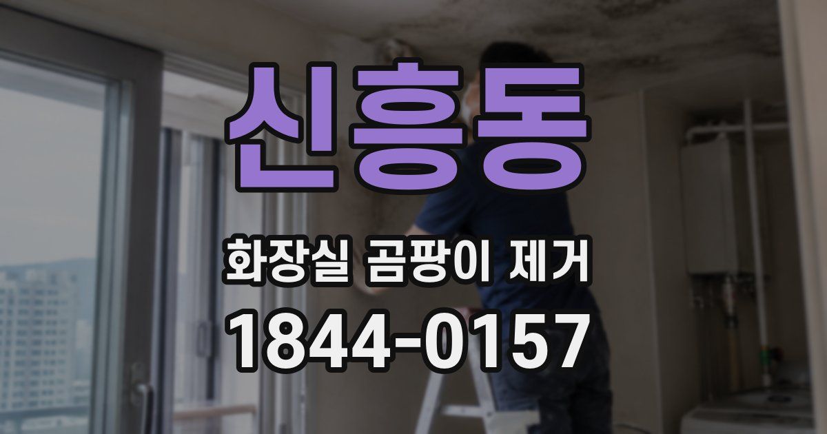 신흥동 화장실 곰팡이 제거