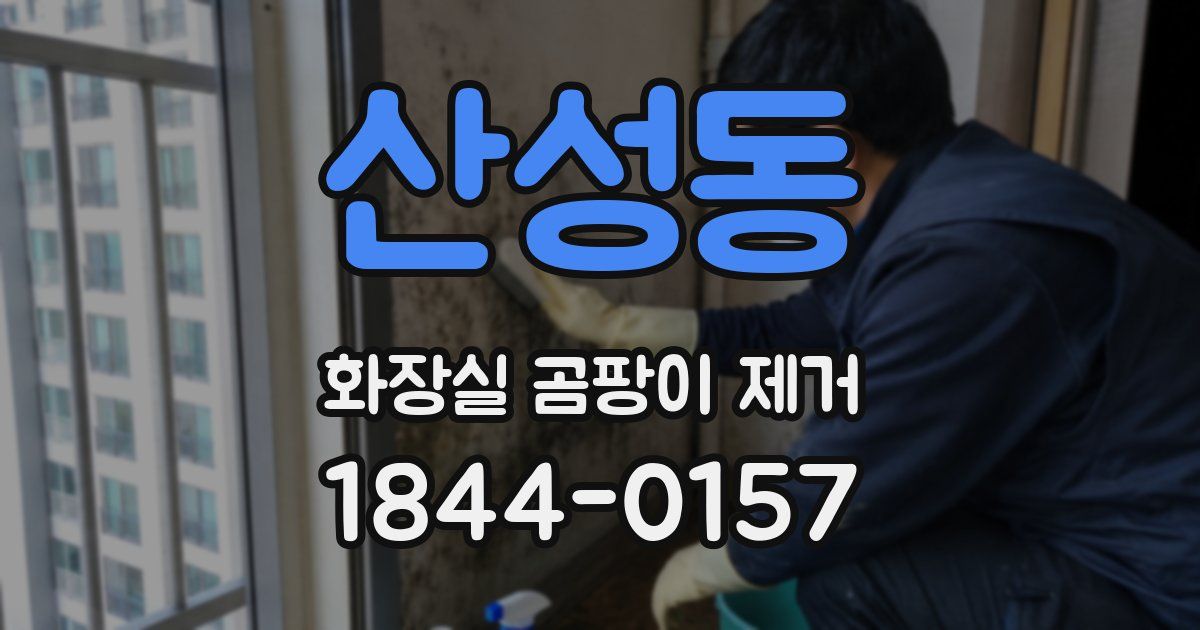 산성동 화장실 곰팡이 제거