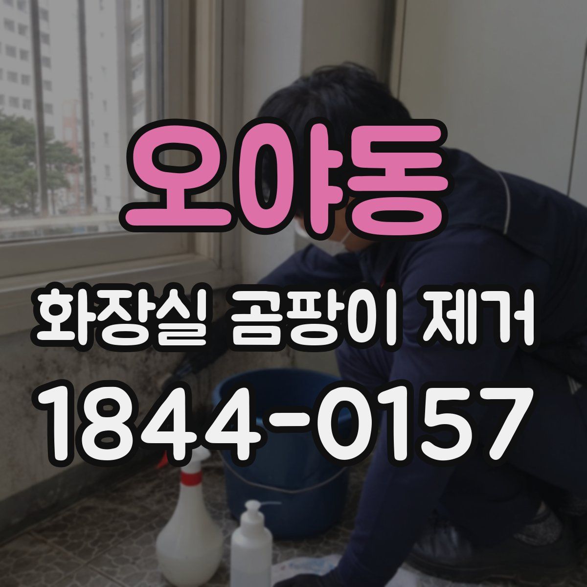 오야동 화장실 곰팡이 제거